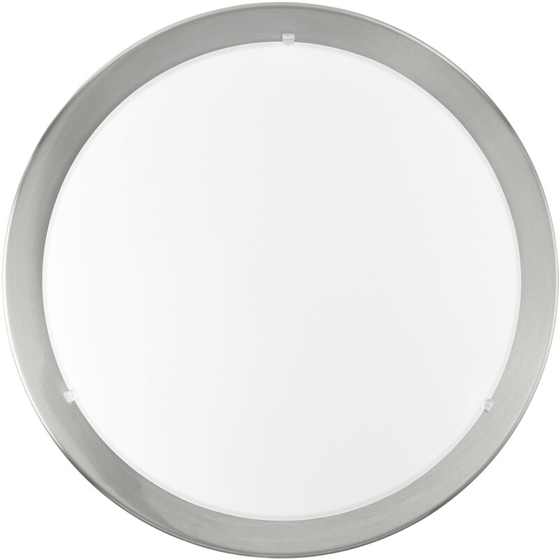 foto del prodotto eglo plafoniera contemporanea planet acciaio nichel satinato 1 luce e27