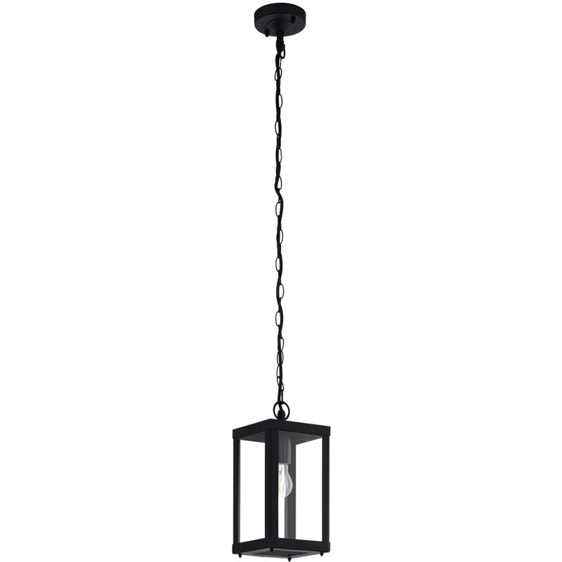 foto del prodotto eglo plafoniera esterno contemporaneo alamonte 1 acciaio nero 1 luce e27