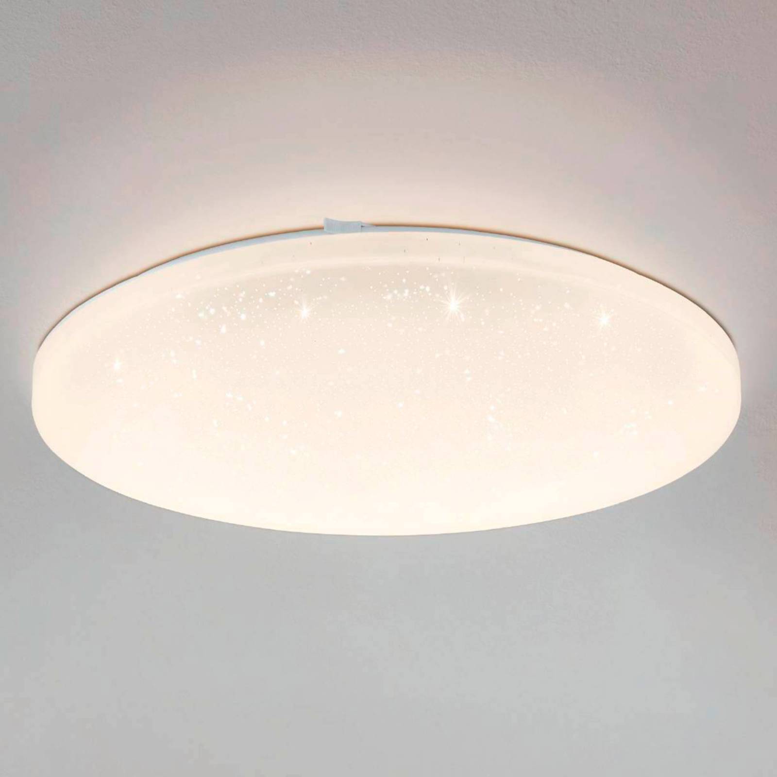 foto del prodotto eglo plafoniera led frania s effetto cristallo 43 cm