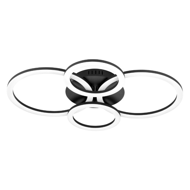 foto del prodotto eglo plafoniera led parrapos z 41w 3000 6500k nero 900319