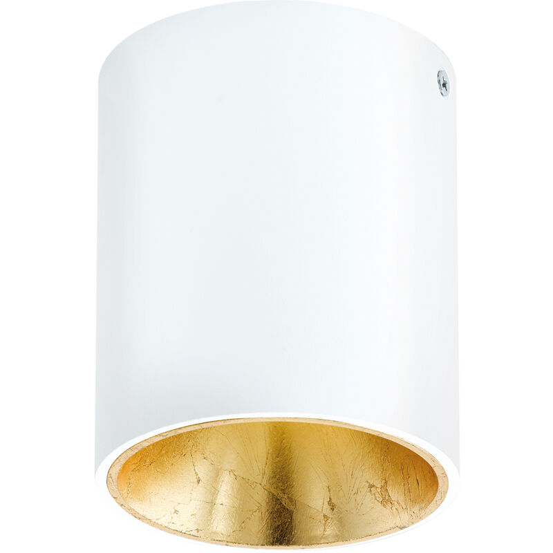 foto del prodotto eglo plafoniera minimal polasso alluminio bianco led integrato 3,3w