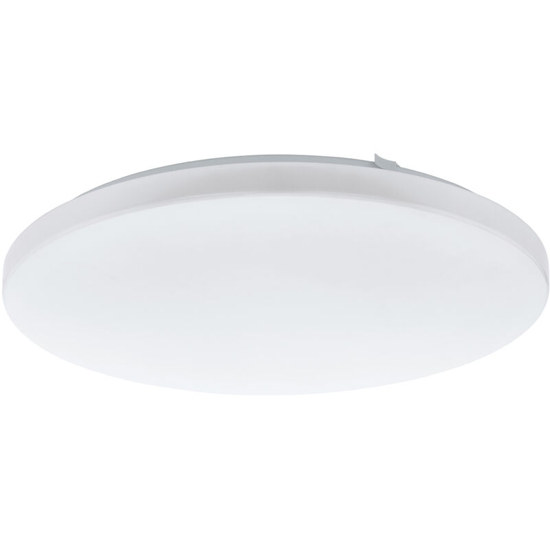 foto del prodotto eglo plafoniera moderna frania acciaio bianco 6 luci led 5,5w