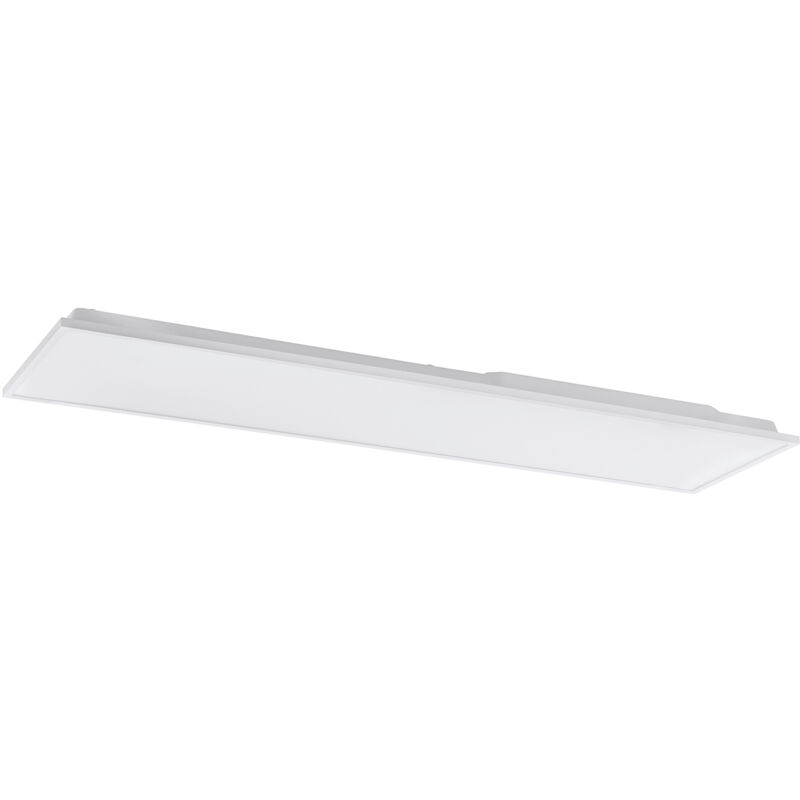 foto del prodotto eglo plafoniera moderna herrora z alluminio bianco 3 luci led integrato 10,5w