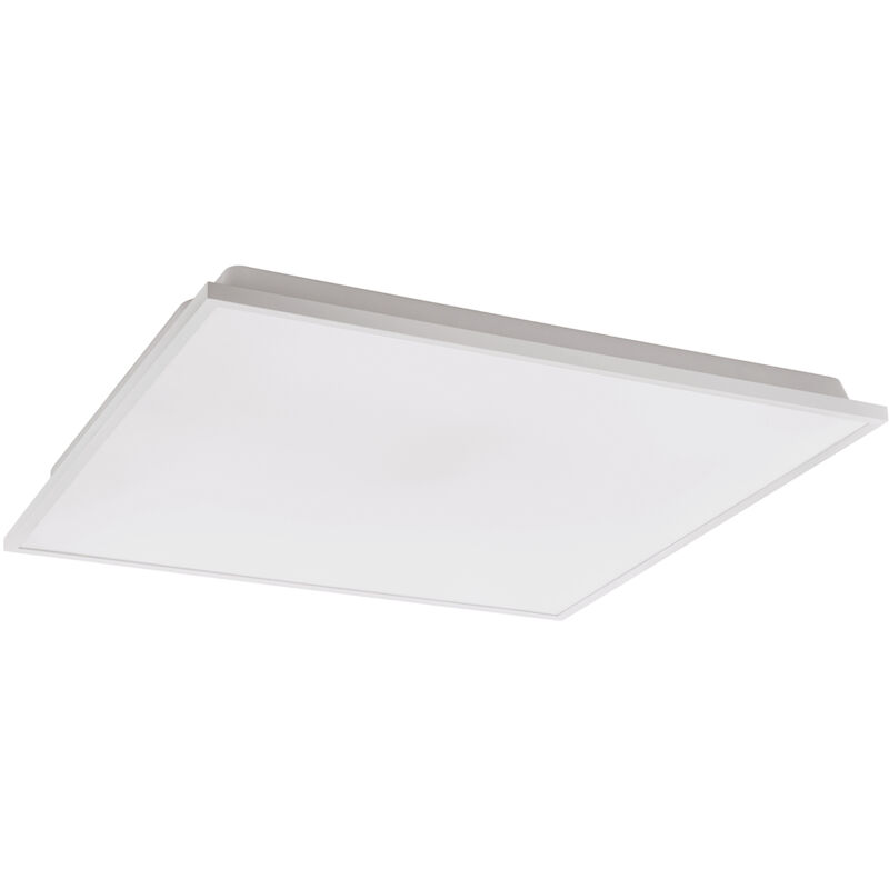 foto del prodotto eglo plafoniera moderna herrora z alluminio bianco luce led integrato 22w