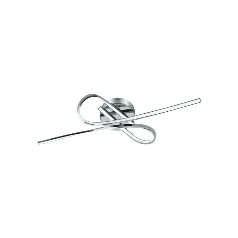 foto del prodotto eglo - selvina plafoniera a led cromo 70x42x(h)15 cm. 19w 3000k 2700lm 96329