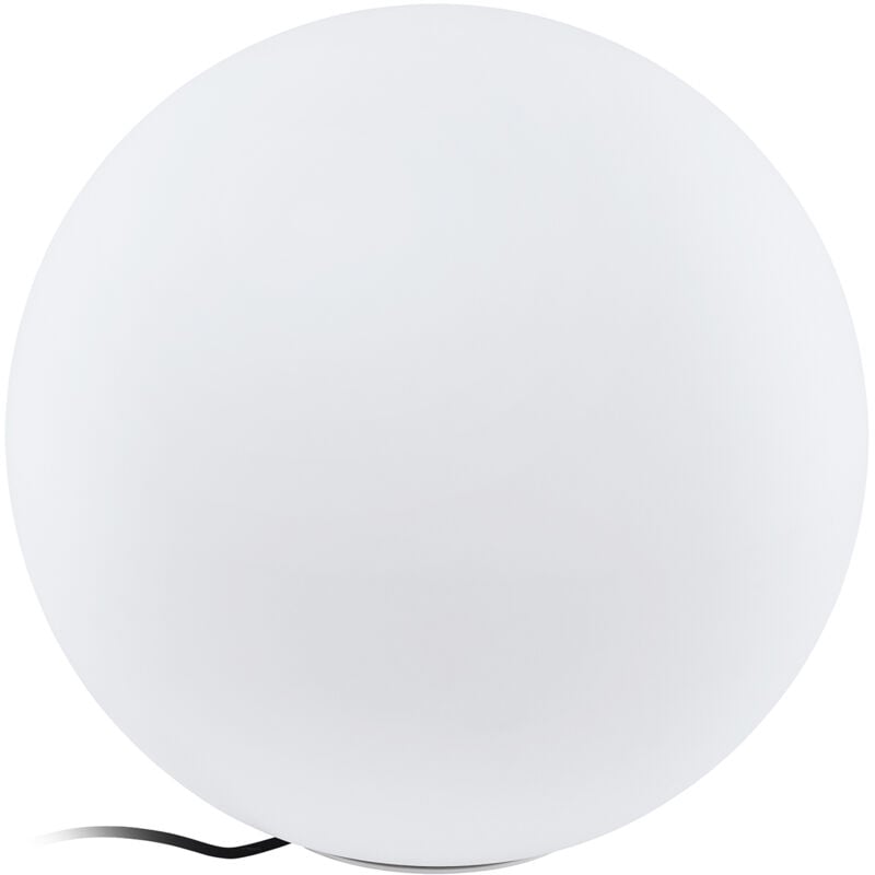 foto del prodotto eglo sfera esterno luce colorata monterolo policarbonato bianco e27 50cm