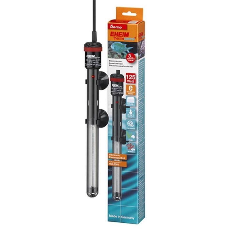foto del prodotto eheim jager thermocontrol e riscaldatore con controllo elettronico della temperatura wattaggio riscaldatori e lampade terrario 125w