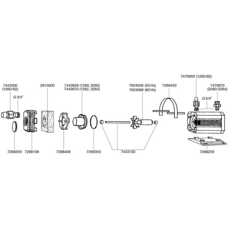 foto del prodotto eheim pompa pompa centrifuga multiuso ad alte prestazioni modello 1262