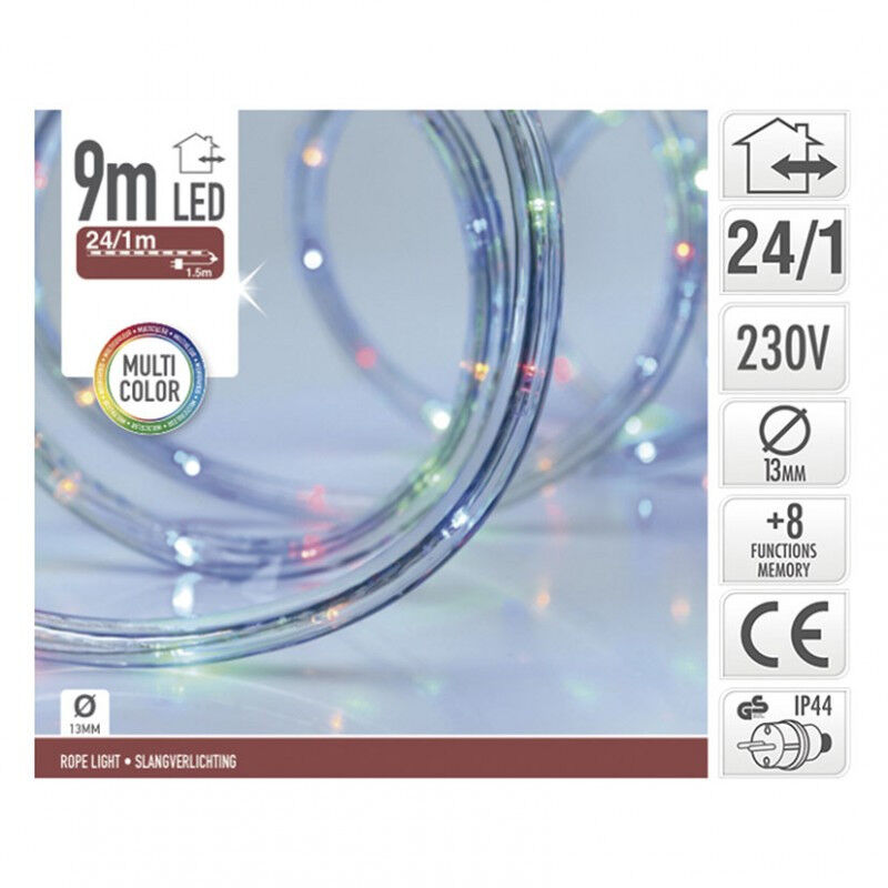 foto del prodotto ehl tubo flessibile per esterni led rgb rotondo 8 modalit 9 m rgb