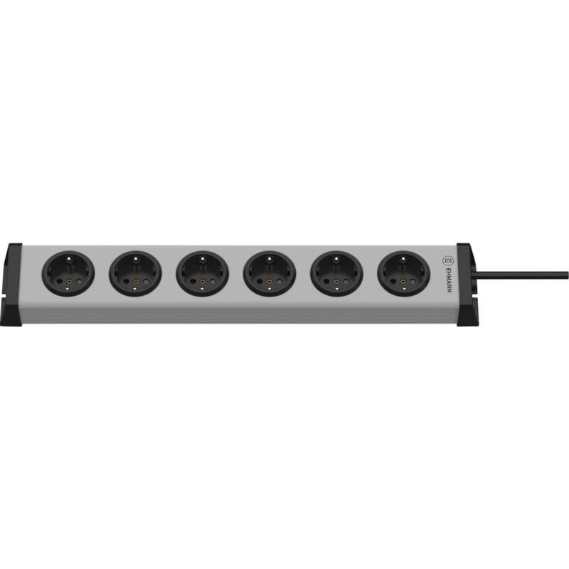foto del prodotto ehmann 0200x00062303 multipresa grigio, nero schuko 1 pz.