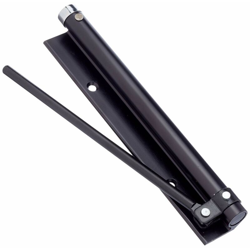 foto del prodotto ehs chiudiporta micel mc02 ne m57202 nero alluminio 165 mm 20 x 3 cm bacino
