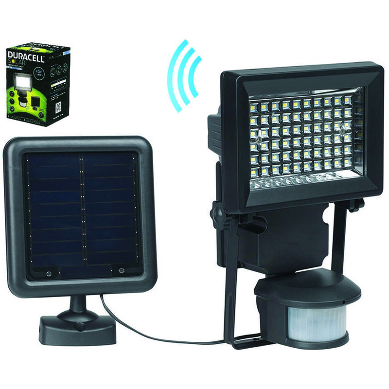 foto del prodotto ehs proiettore solare led con sensore mm.124x45x170h. 400 lumen