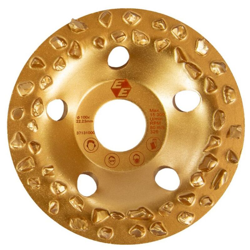 foto del prodotto eibenstock disco per fresatura in metallo duro grosso 100 mm oro 37131000