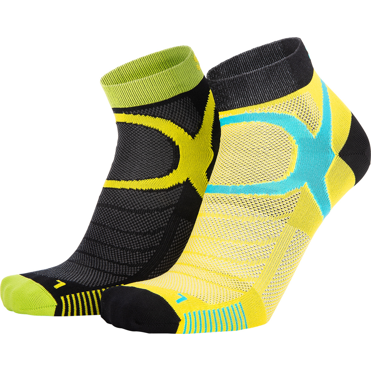 foto del prodotto eightsox calze sport color edition, confezione da 2 paia