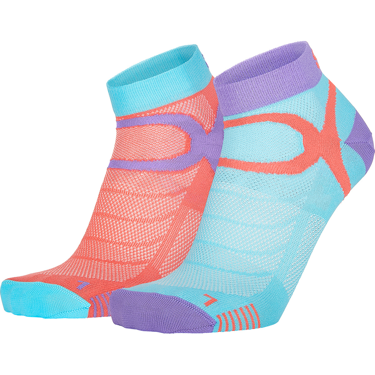 foto del prodotto eightsox calze sport color edition, confezione da 2 paia