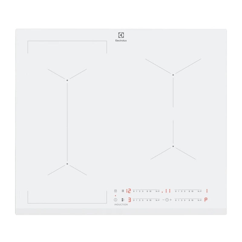 foto del prodotto eil63443bw. colore del prodotto bianco, posizionamento dell apparecchio da incasso, dimensione della larghezza del piano cottura 59 cm. tipo di