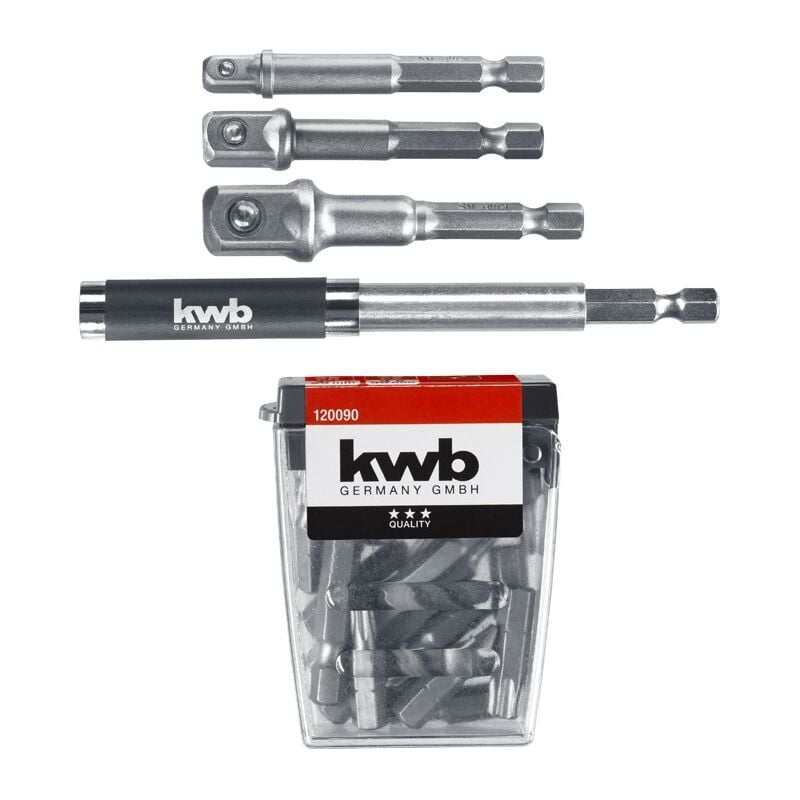 foto del prodotto einhell 49120090 set 23 bits 4 adattatori ph tz t 16x25mm 3x50mm avvitatore kwb