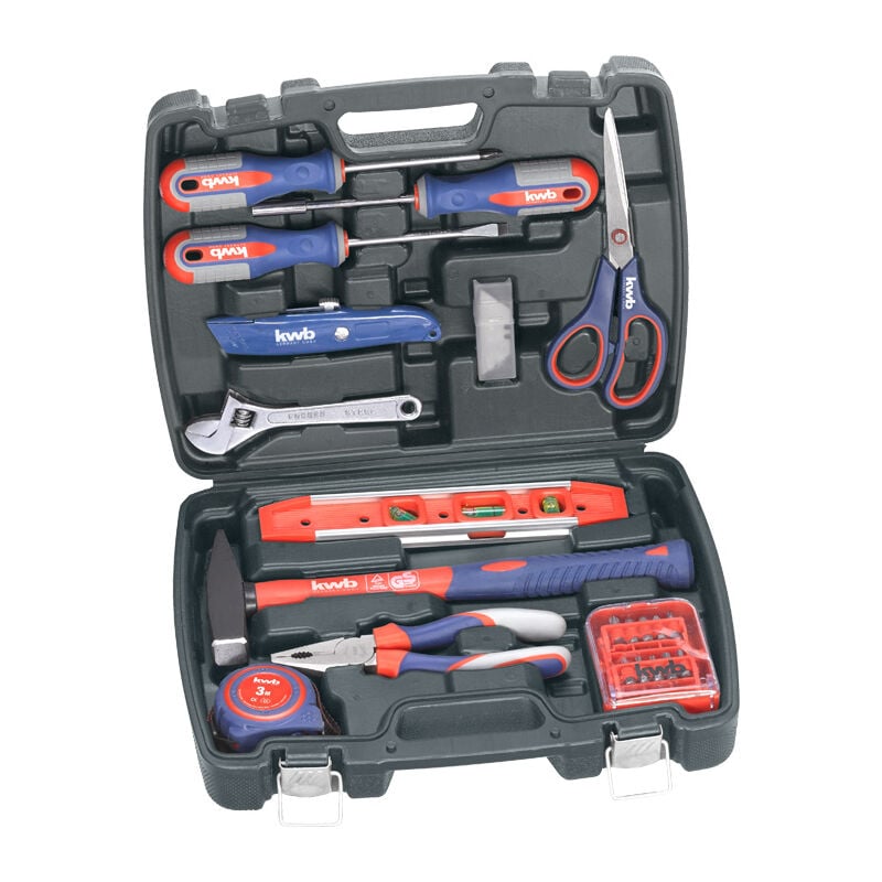 foto del prodotto einhell 49370720 set 40 utensili manuali bits valigetta kwb