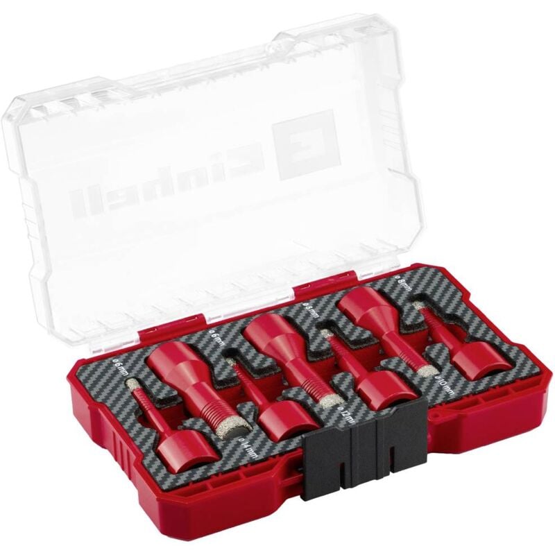 foto del prodotto einhell 500400 kit punte per piastrelle 7 parti 6 mm, 8 mm, 10 mm, 12 mm, 14 mm m14 1 kit