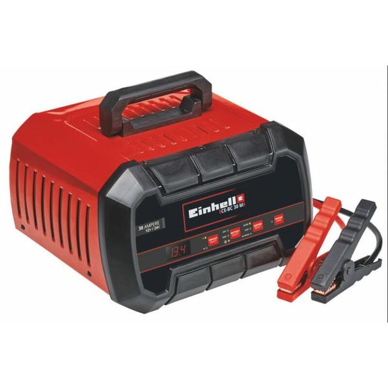 foto del prodotto einhell cc bc 30 m caricabatterie mantenitore di carica 12 v 24 v con avviatore
