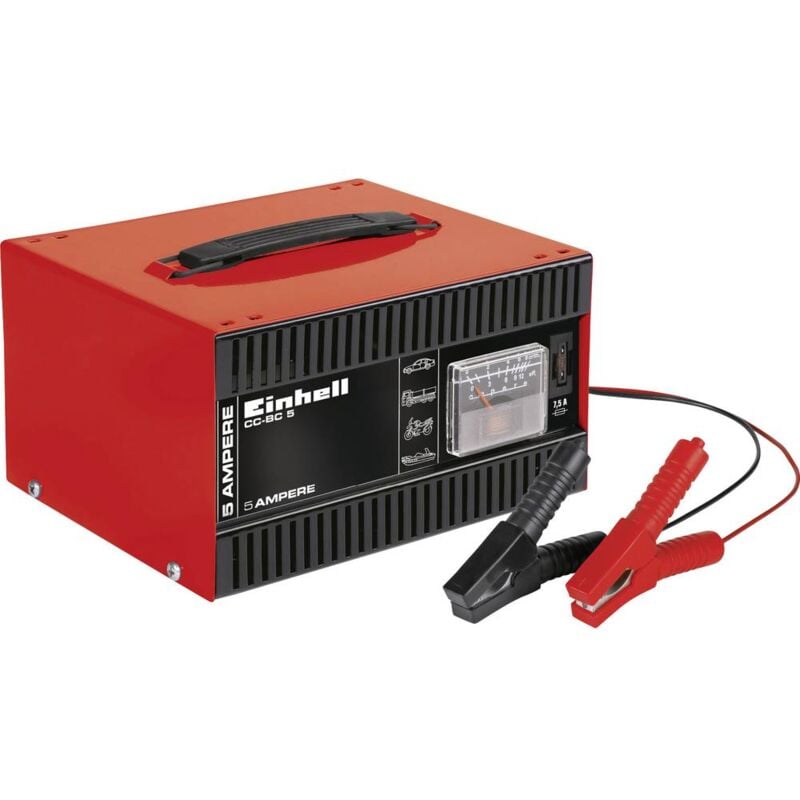foto del prodotto einhell cc bc 5 1056121 caricatore 5 a