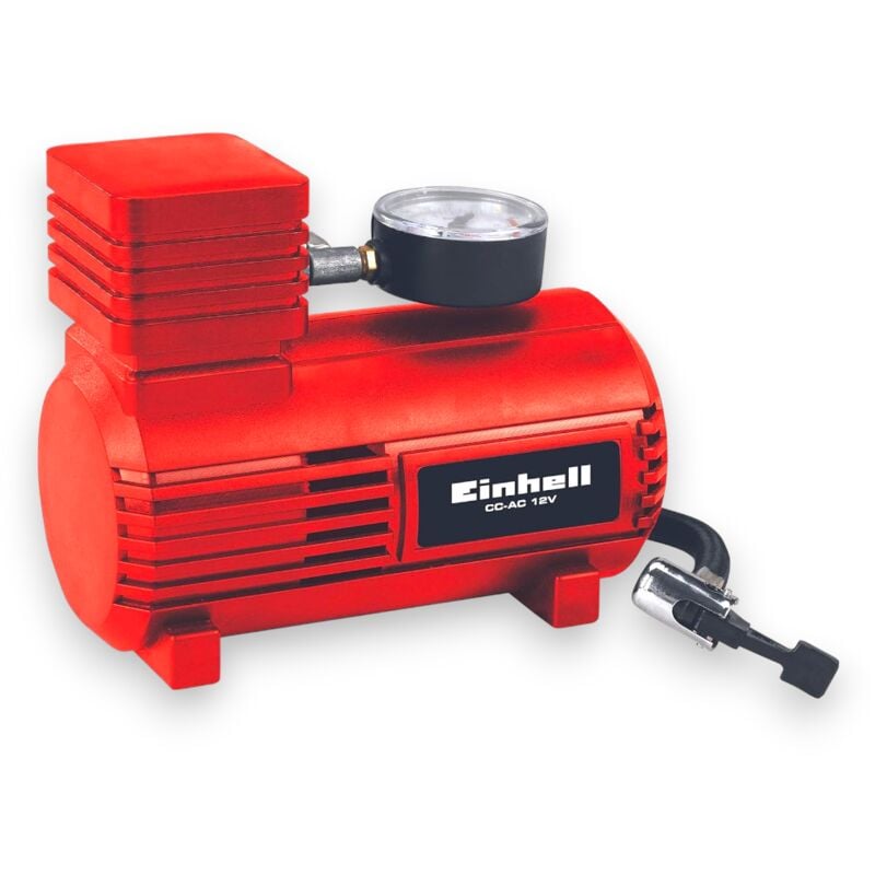 foto del prodotto einhell compressore portatile 18 bar con spinotto per accendisigari cc ac 12v