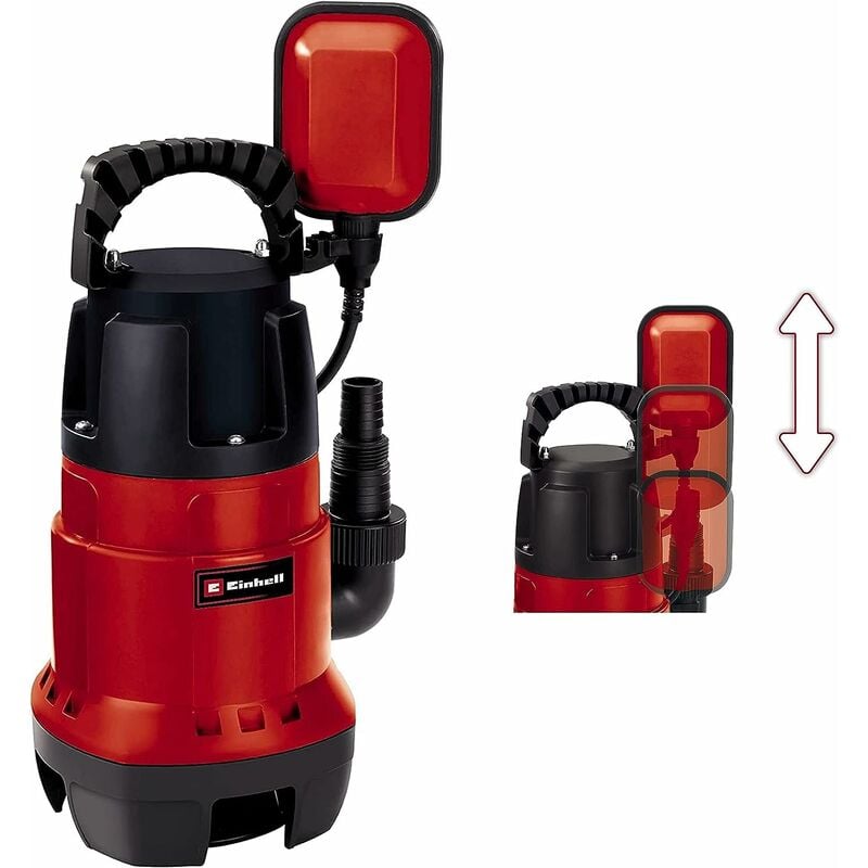foto del prodotto einhell gc dp 7835 pompa acque scure 780 w, portata max 15700 l h, prevalenza 8 m, immersione max 7 m, corpi estranei fino a 35 mm 