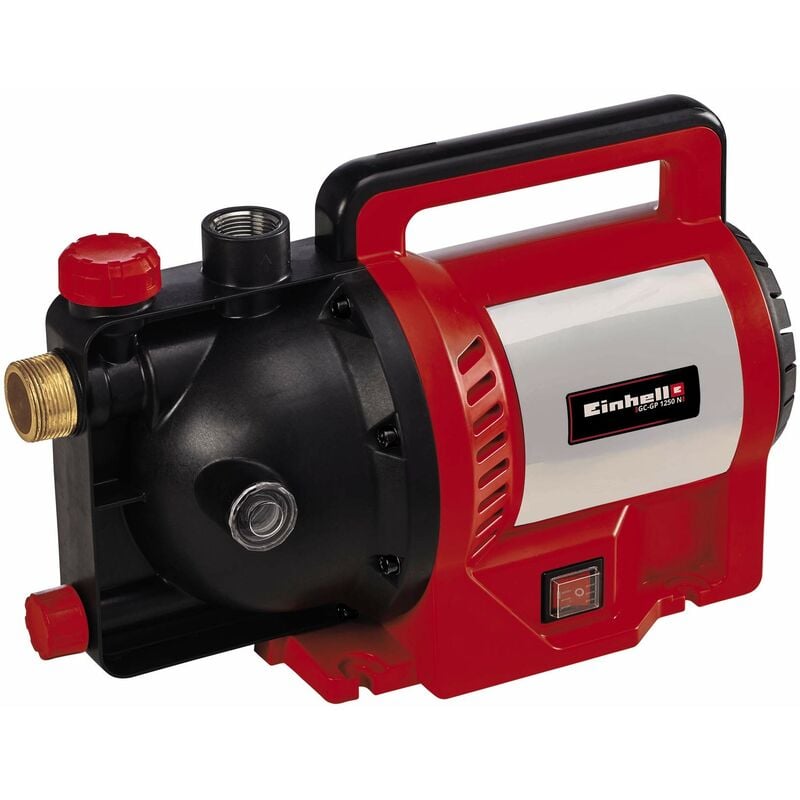 foto del prodotto einhell gc gp 1250 n pompa autoadescante 1200 w, portata max 5000 l h, prevalenza 50 m, altezza aspirazione max 8m, pressione max 5 bar,