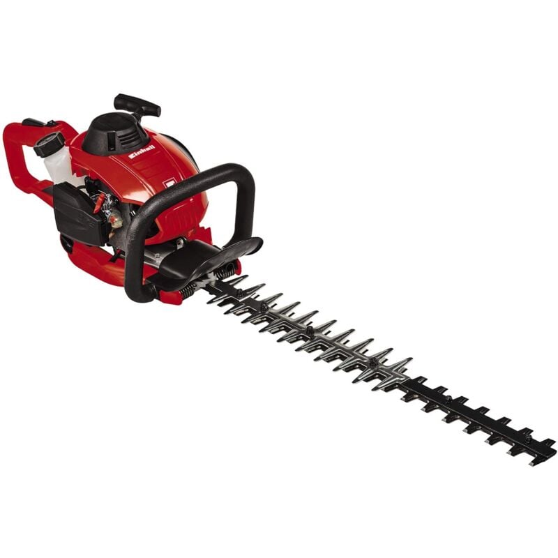 foto del prodotto einhell ge ph 2555 a tagliasiepi a scoppio motore 2 tempi a miscela, 850 w, cilindrata 24,5 cc, lungh. taglio 55 cm, distanza tra denti 28 mm,