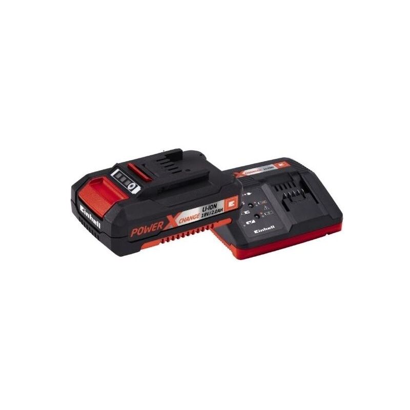 foto del prodotto einhell power x change 18v 4,0 ah starter kit caricabatteria e batteria li ion