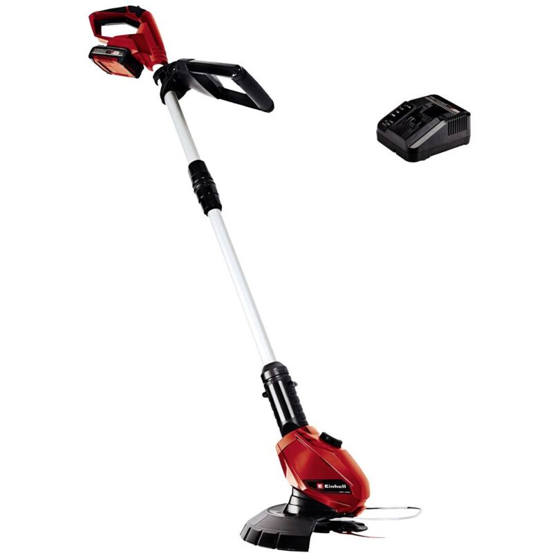 foto del prodotto einhell power x change ge ct 18 li kit a batteria decespugliatore incl. batteria ricaricabile, manico regolabile in alt