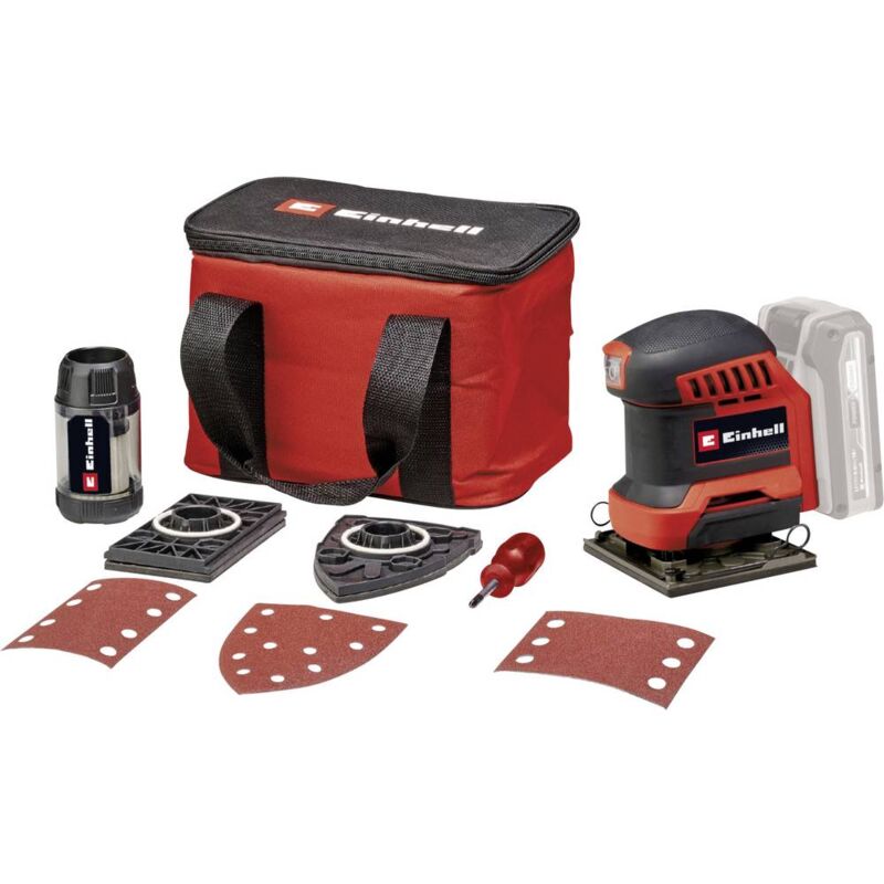 foto del prodotto einhell power x change te os 18 113 3x li solo 4460730 levigatrice a delta a batteria senza batteria, senza caricator