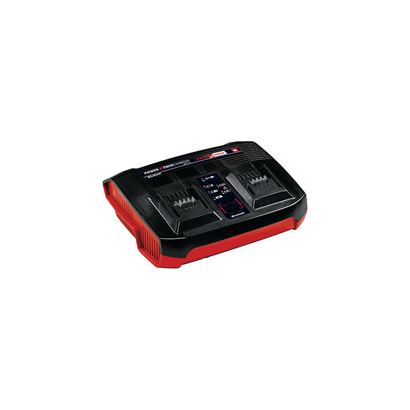 foto del prodotto einhell power x twincharger 3 a caricatore per pacchi batteria 4512069