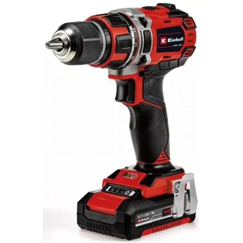foto del prodotto einhell professional tp cd 18 50 li bl 2x2,0ah 4513896 trapano avvitatore a batteria 18 v 2 ah li ion brushless, incl