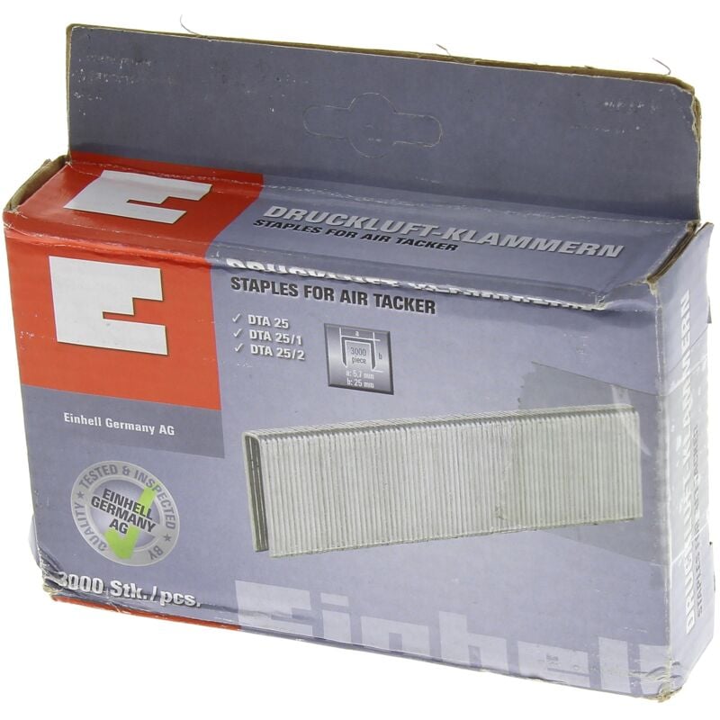 foto del prodotto einhell punti metallici 5,7x25 per 3000 per cucitrice