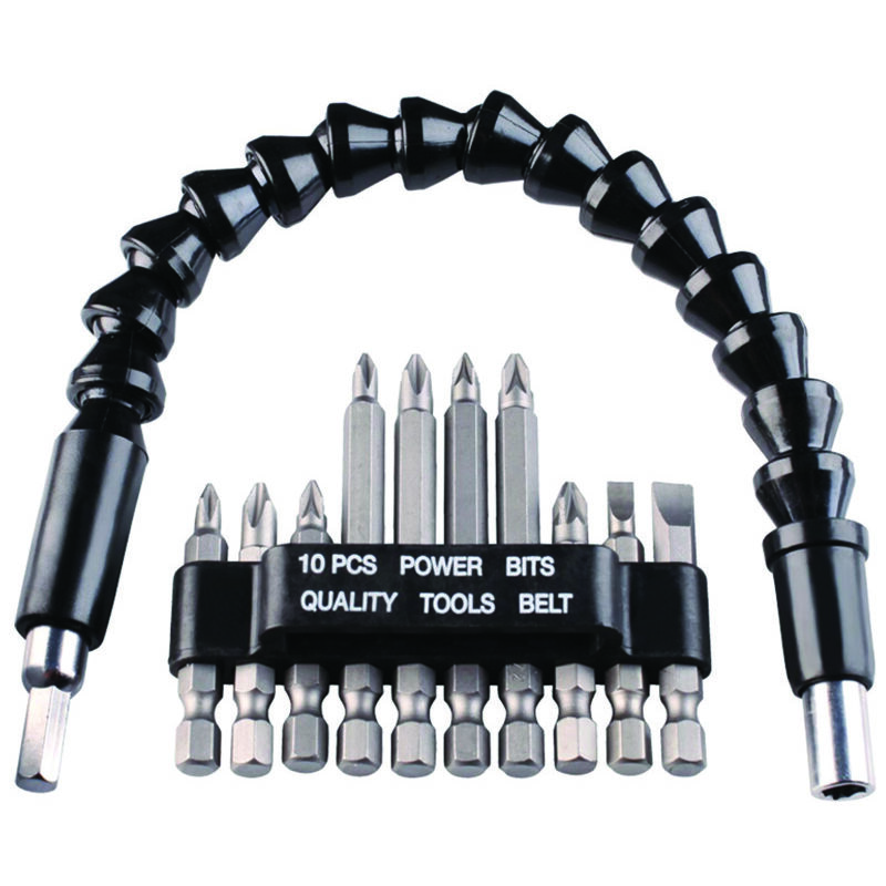 foto del prodotto einhell set bit per avvitare con alberino flessibile mm.300 pz.11