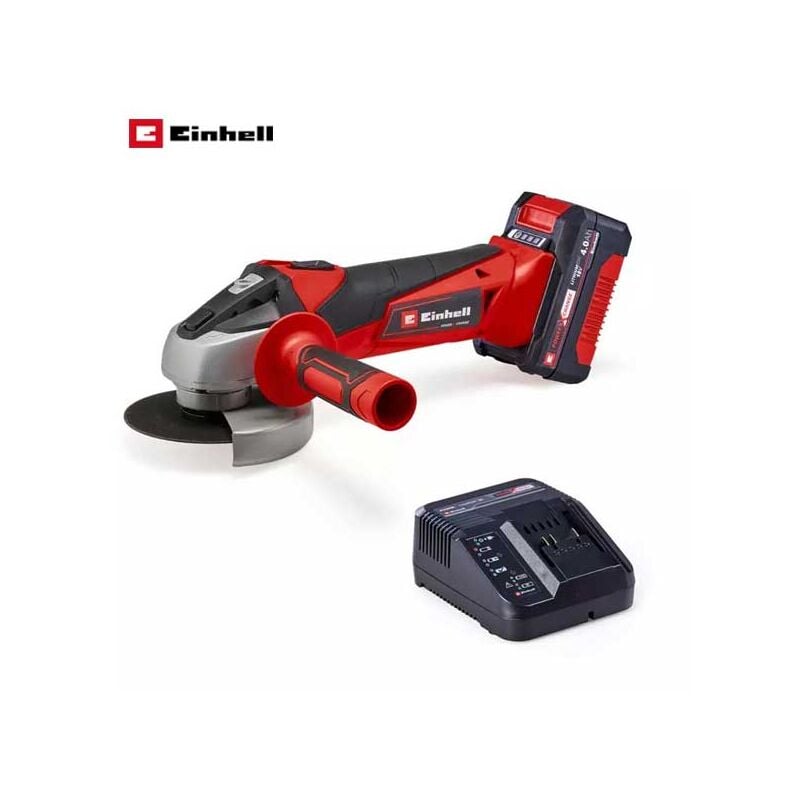 foto del prodotto einhell smerigliatrice angolare a batteria tc ag 18 115 li