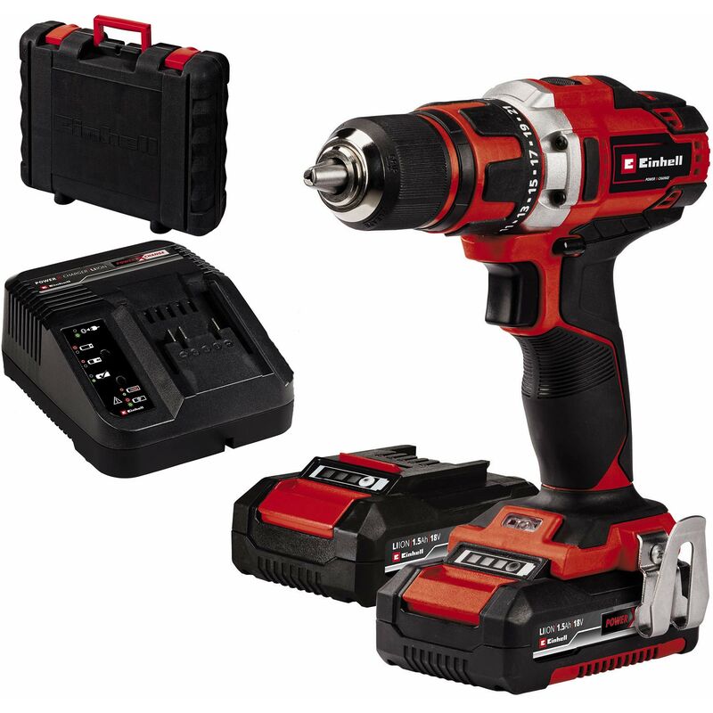 foto del prodotto einhell taladro sin cable te cd 18 40 li 2x1,5 ah 