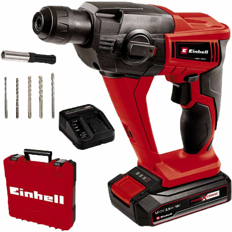 foto del prodotto einhell tassellatore a batteria te hd 18li 18v 2,5 ah