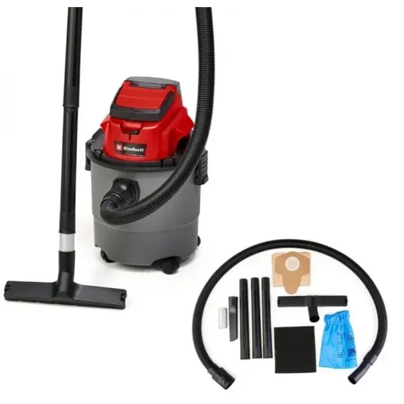 foto del prodotto einhell tc vc 18 15 li s solo aspirapolvere pxc solidi e liquidi 18 v senza batteria