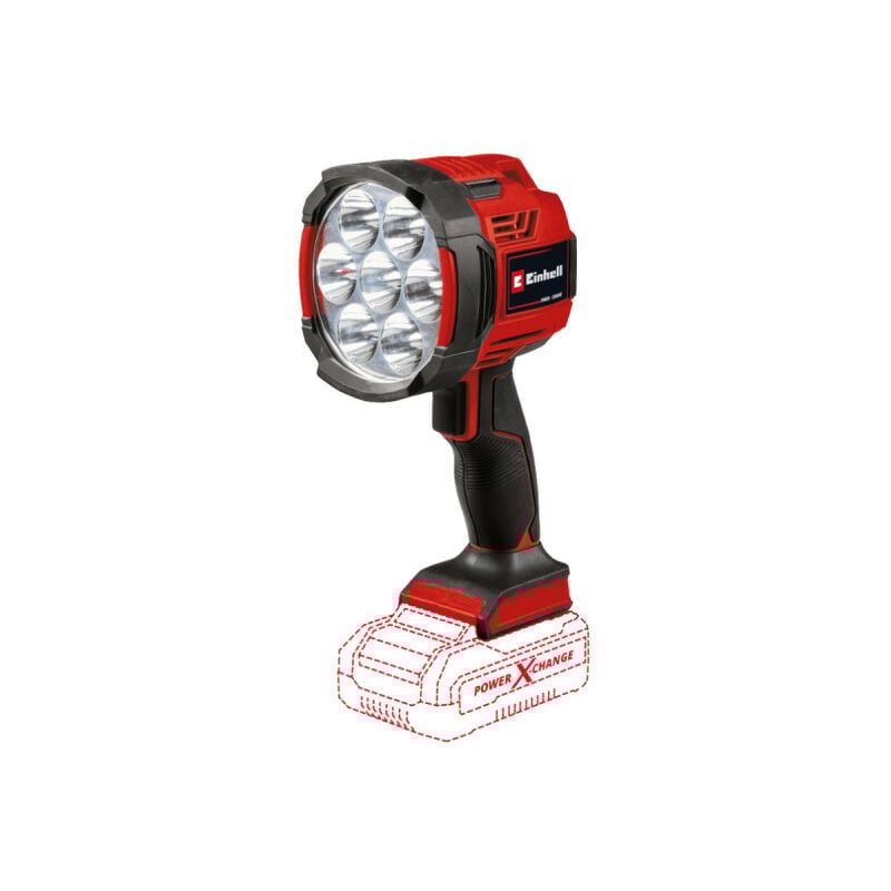 foto del prodotto einhell - te-cl 18 2500 liac - solo torcia 2500 lumen pxc 18 v senza batterie