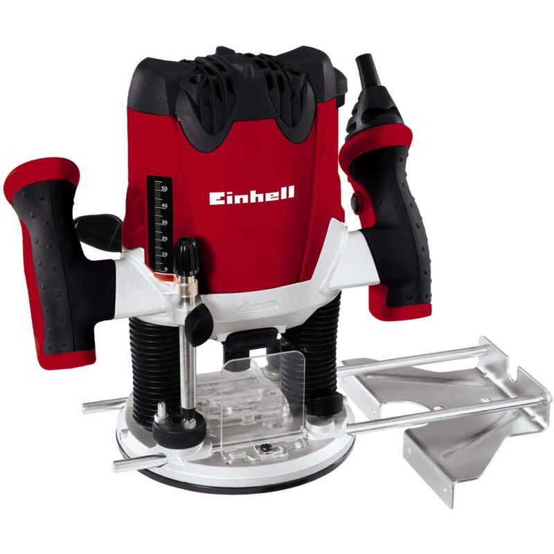 foto del prodotto einhell te ro 1255 e fresatrice verticale 230 240 v, 1200 w, giri min. 11000 30000, prof. max 55 mm, fresa a profilo max 30 mm, pinza serraggio