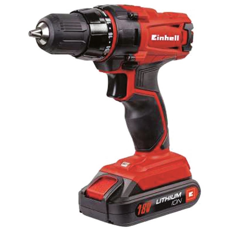 foto del prodotto einhell trapano avvitatore a batteria 18v 1,5ah tc cd 18 2 li 