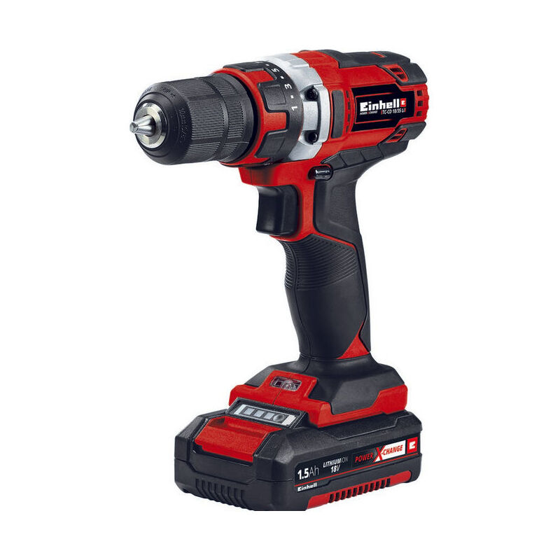 foto del prodotto einhell trapano avvitatore a batteria tc cd 18 35 li 1x1,5 ah 