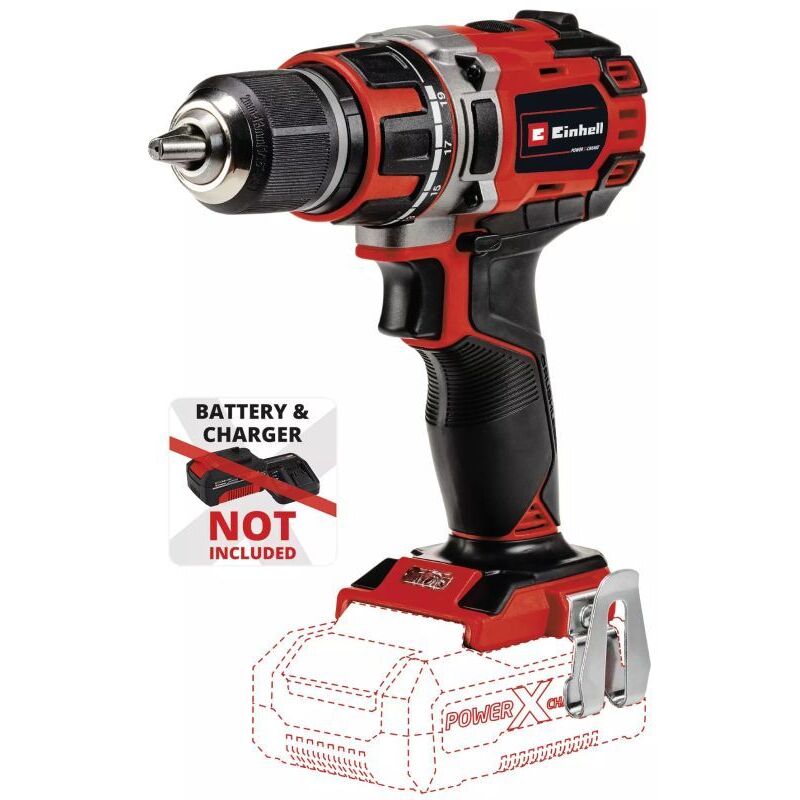foto del prodotto einhell trapano avvitatore a batteria te cd 18 50 li bl solo