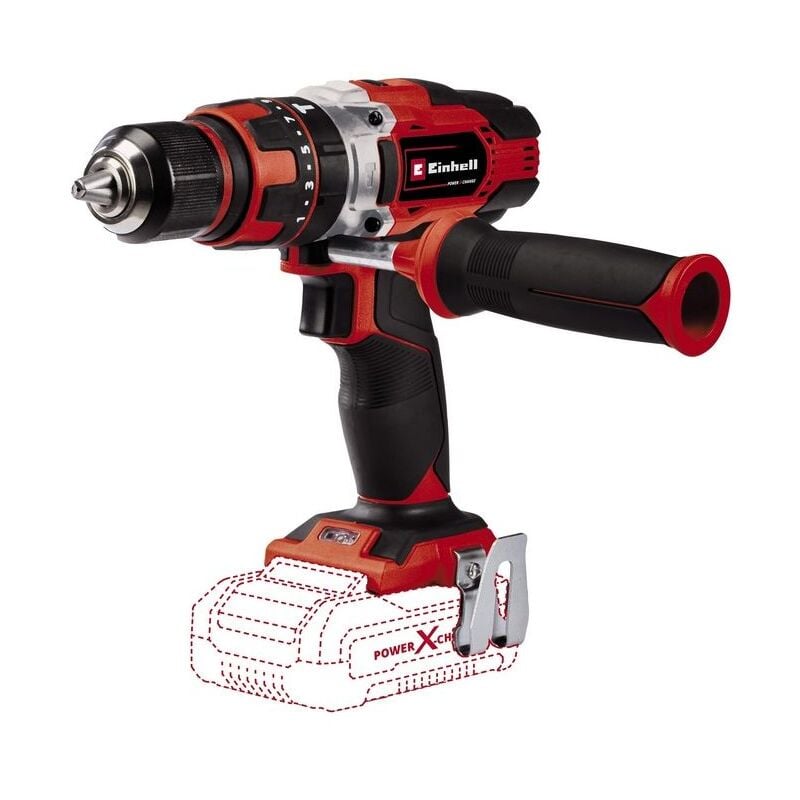 foto del prodotto einhell trapano avvitatore a percussione a batteria te cd 18 48 li i senza batteria e caricabatteria ideale per fai da te e progetti di brico