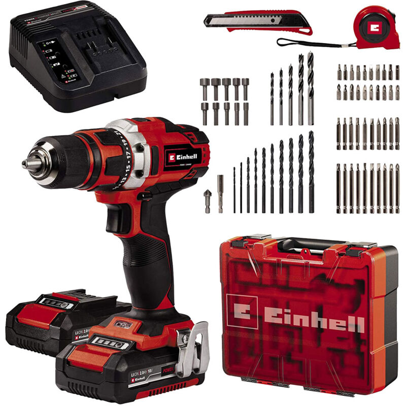 foto del prodotto einhell trapano avvitatore te cd 18 40 li i 64