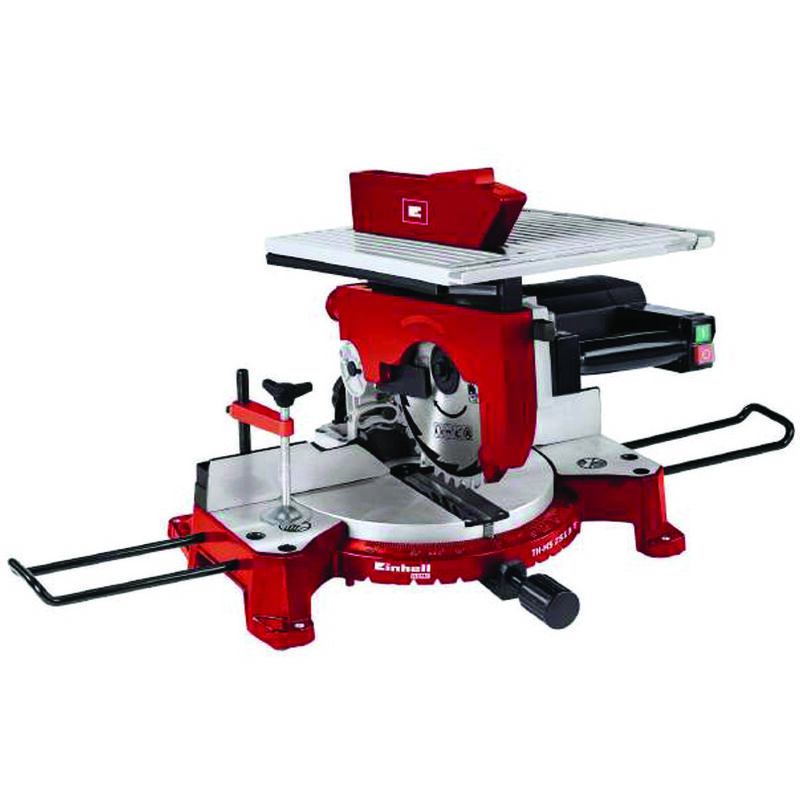foto del prodotto einhell troncatrice con piano superiore lama mm.250 1800w tc ms 2513 t 