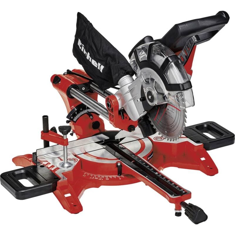 foto del prodotto einhell troncatrice e sega per tagli obliqui con funzione di trazione tc sm 2131 2 dual 210 mm 1500 w