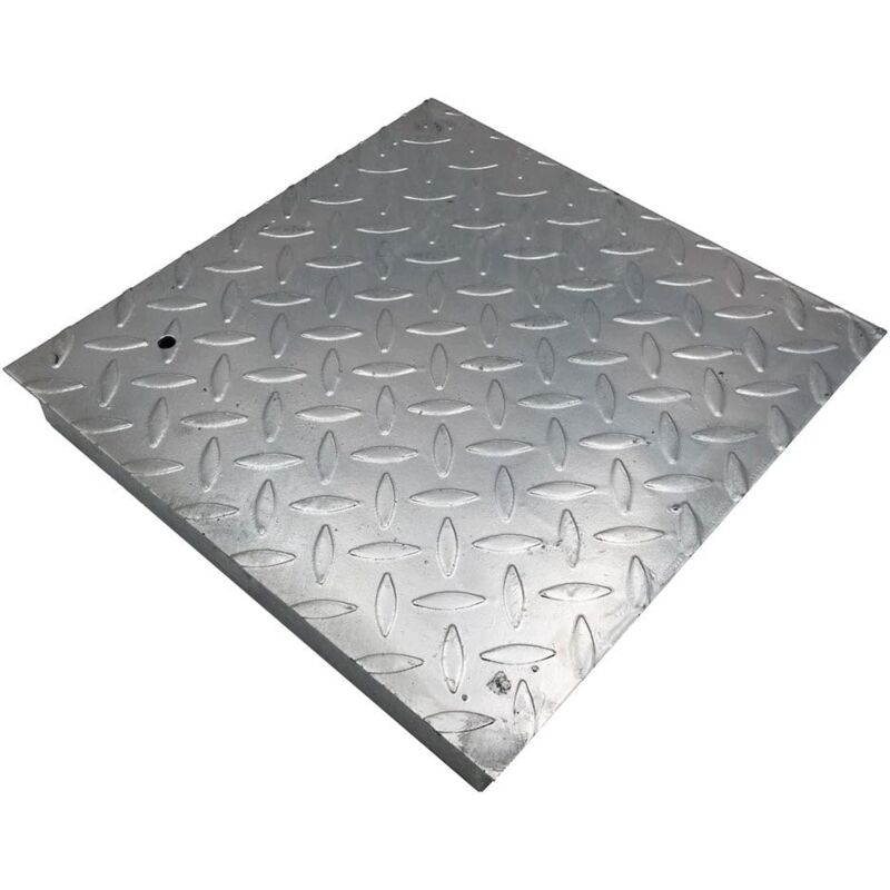 foto del prodotto einside chiusino zincato rinforzato 55 x 55 cm